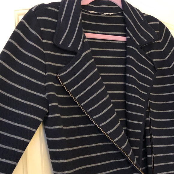 41 Hawthorn Asymmetrical Zip Up Jacket Size Large - Picture 2 of 8